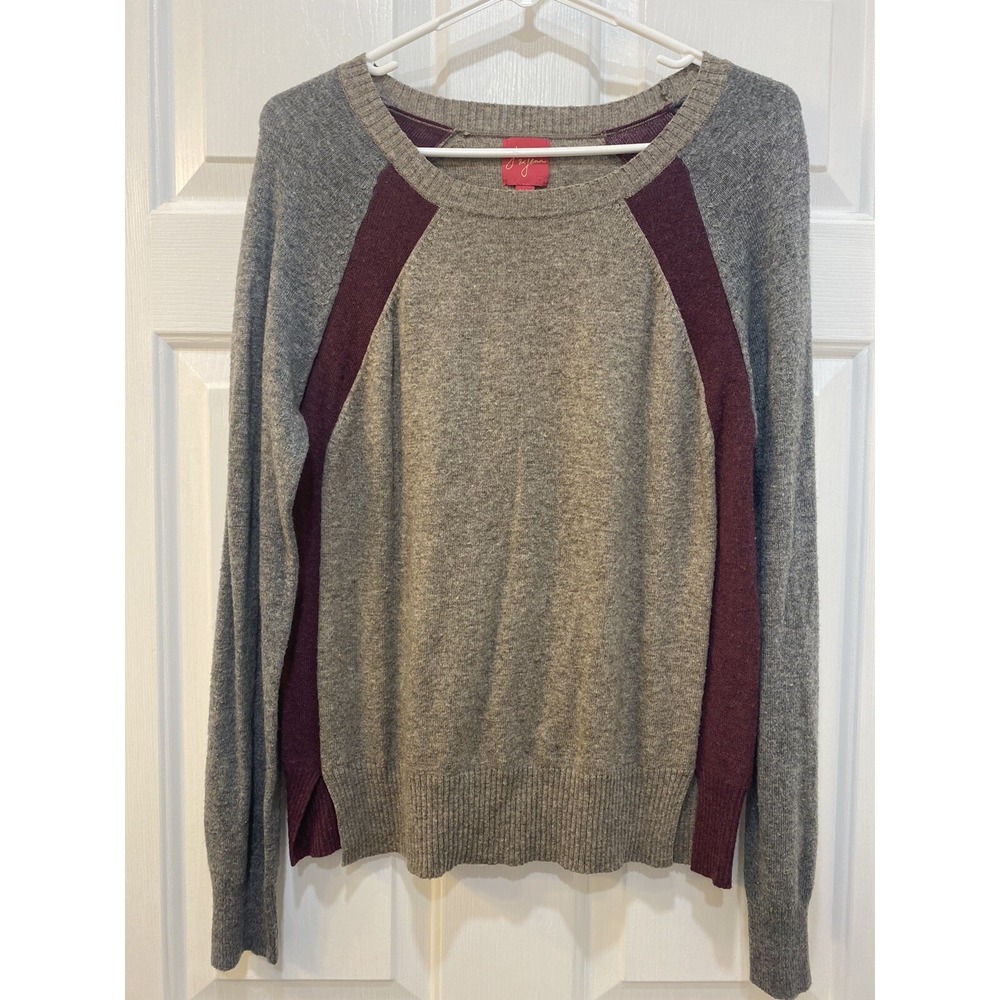 Revolve's John & Jenn Angora Infused Sweater Sz M Boat Neck Long Sleeve Academia